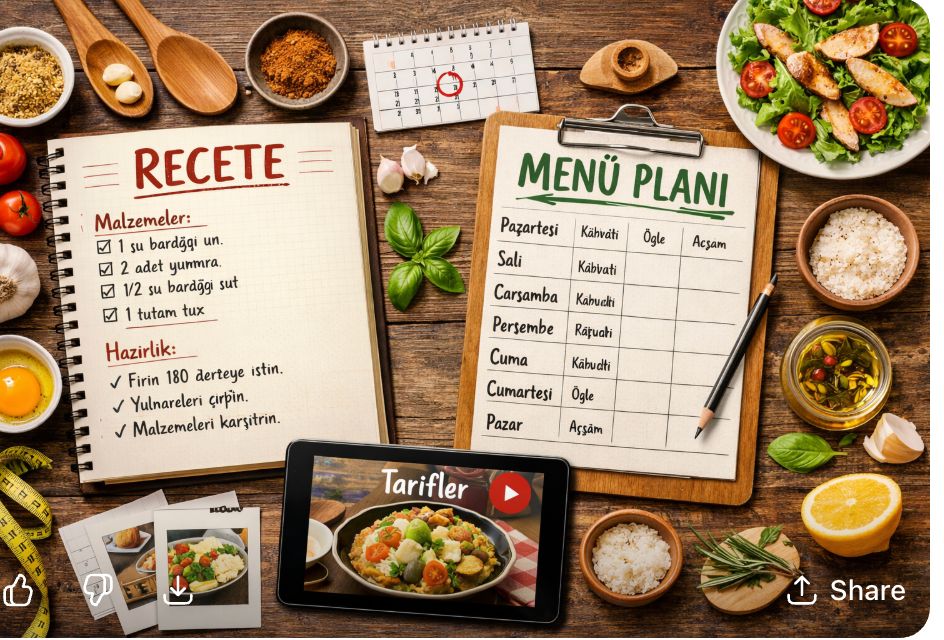 Reçete & Menü Planlama